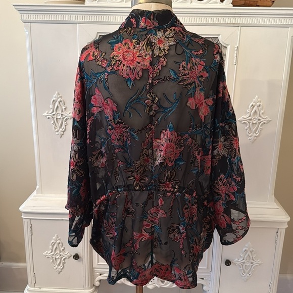Free People Floral Burnout Kimomo - Picture 3 of 12